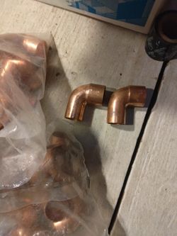 One Inch Copper Street Elbows