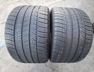 2 USED TIRES MICHELIN 285/35/20