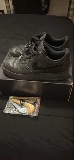 Black Air Force 1 custom