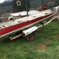 Larson 18’ Aluminum Fishing Boat w/Johnson 4hp Motor