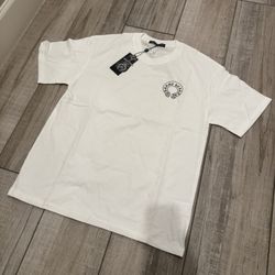 White Chrome Hearts tee
