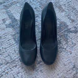 Tory Burch Black/brown Heel Pump Size 9M