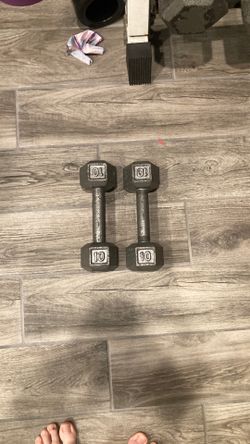 10 lb dumbbells