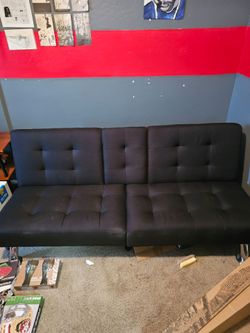 Black futon