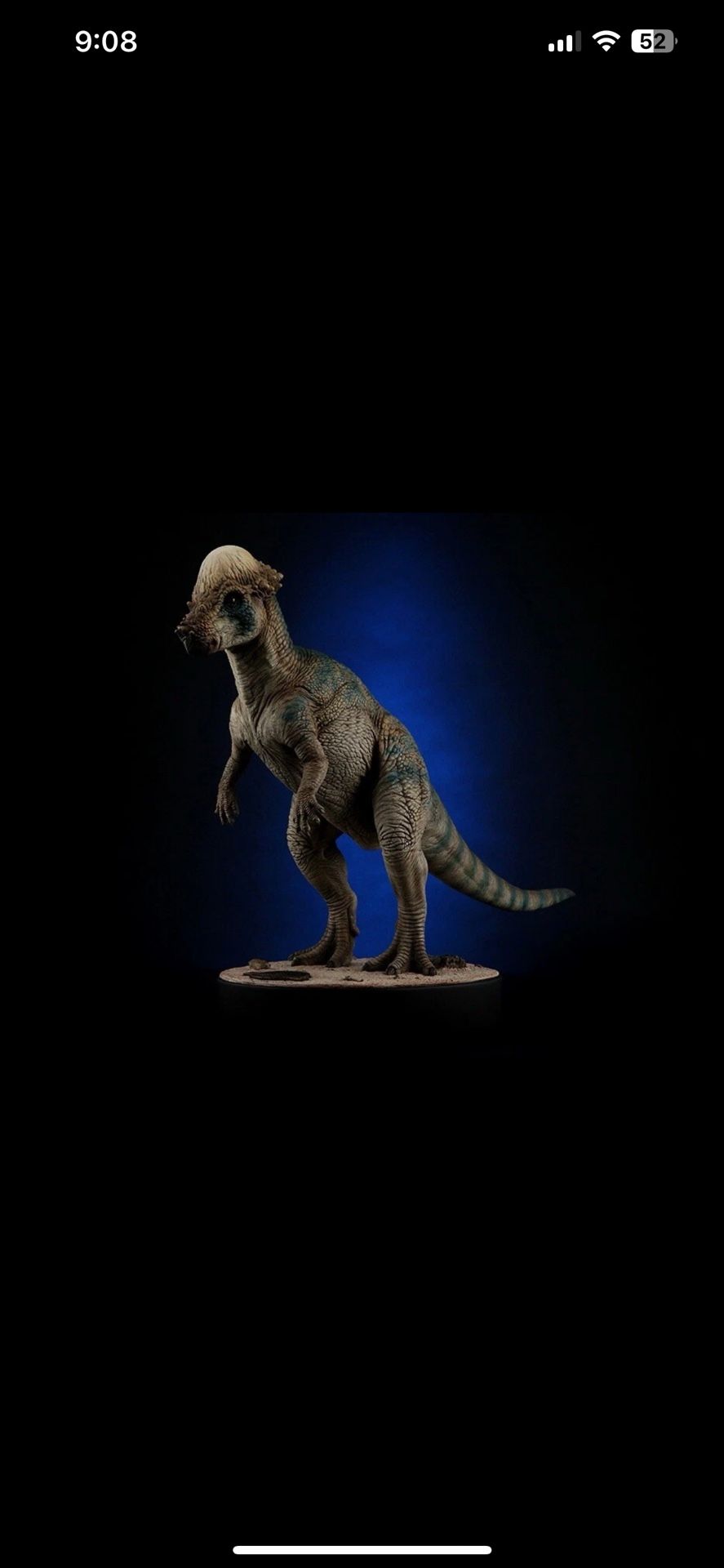 Chronicle Jurassic Park Lost World Pachycephalosaurus Statue #47/150 NEW 1/6 