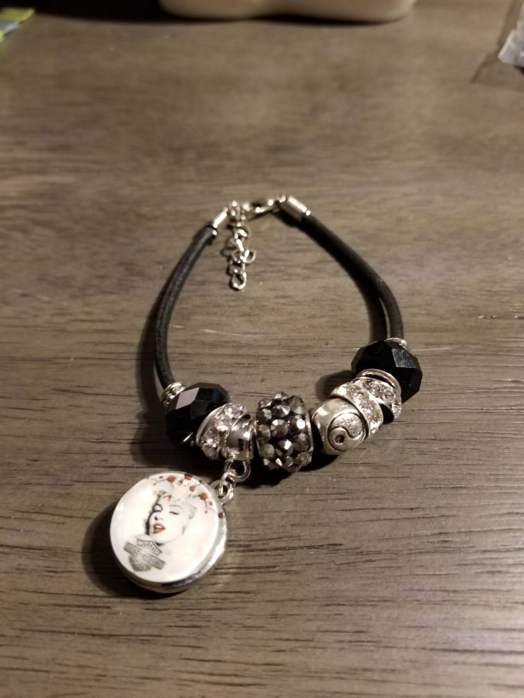 Marilyn Monroe charm bracelet