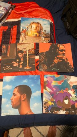 Rappers Drake Uzi Post Malone Cover Art
