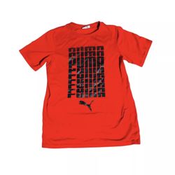 Puma Sz XL Boys T Shirt Red