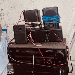 Kenwood surround sound system.
