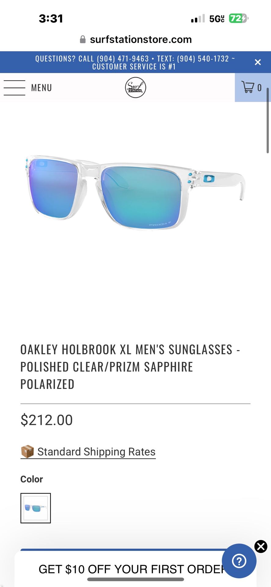 Oakley Polarized Prizm Sunglasses