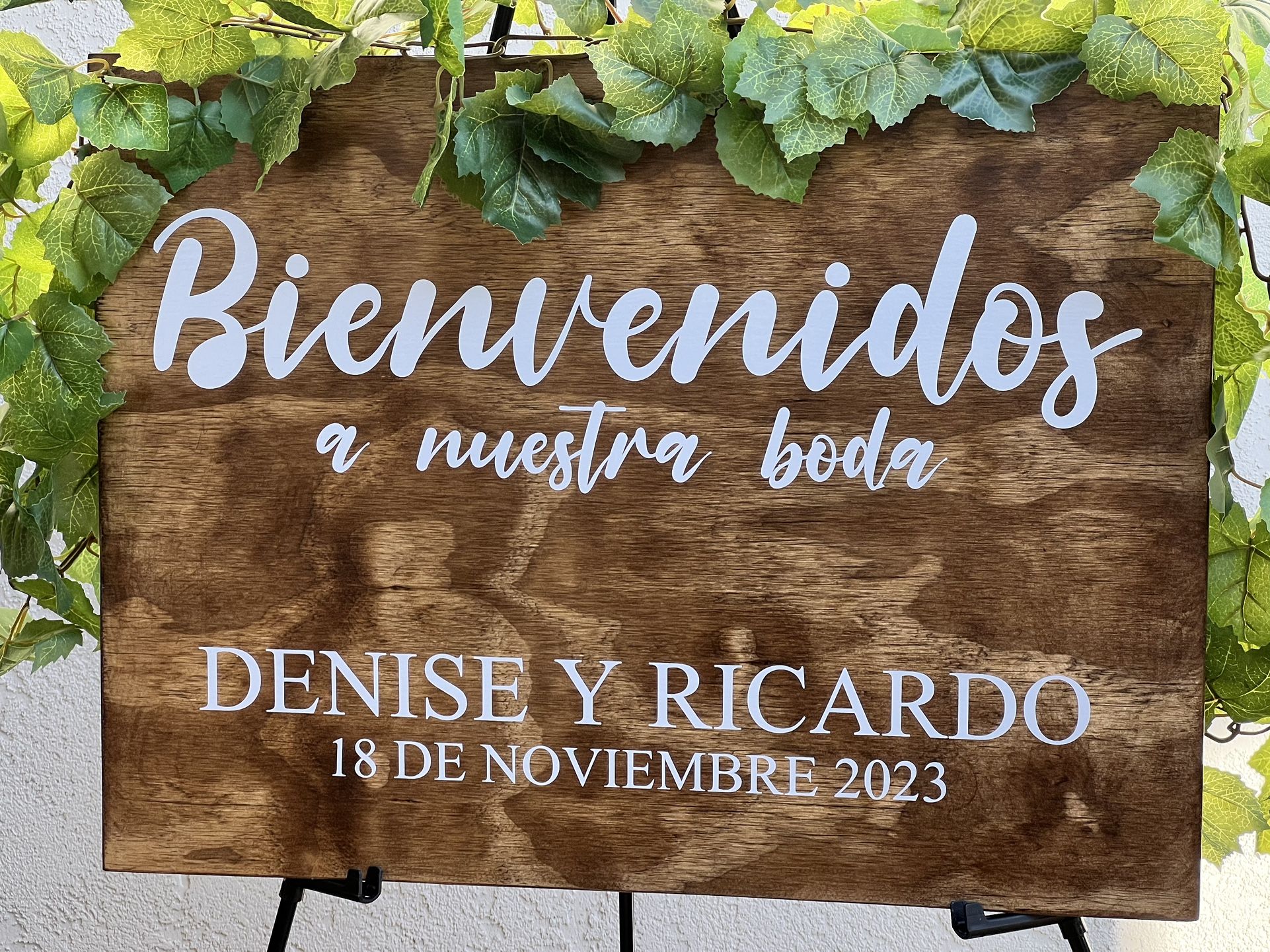 Personalized Welcome Wedding Wood Sign