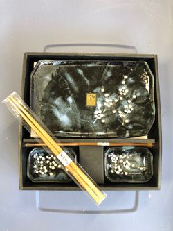 Sai Japan 6 piece Wasabi and Sushi plates