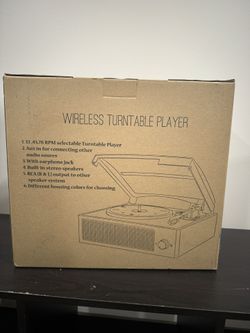 Wireless Turntable Player