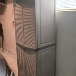 Upright Storage Cabinet/Shed, Plastic 