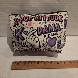 New K pop Music Makeup Make Up Cosmetic Bag