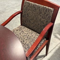 Haworth Wood Vintage Guest Chairs