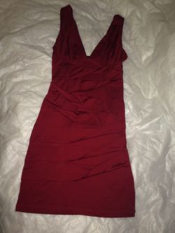 Classy red dress size small