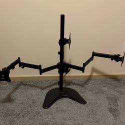Quad Monitor Stand. Up To 27” Monitors $20