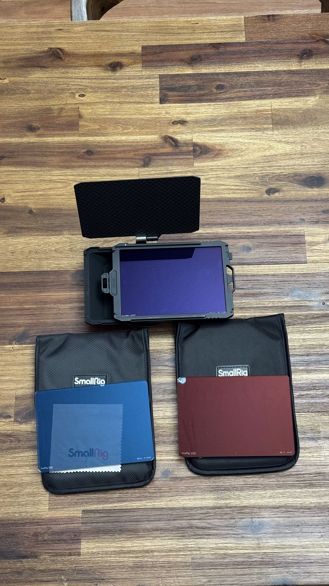 SmallRig Lite Matte box + 3 Smallrig ND Filters (0.6, 1.2, 1.8)