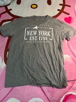 Gray t shirt New York