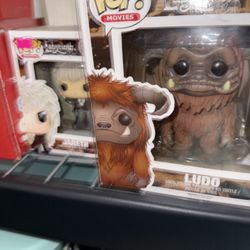 Jareth and Ludo Funko Pops
