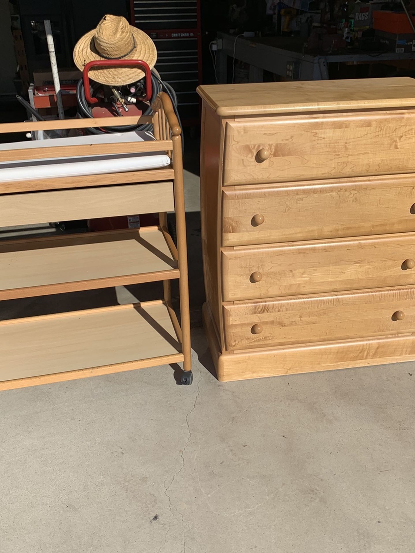 Changing Table And Dresser