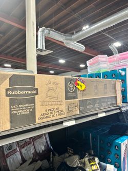 Rubbermaid shed organization 5-piece kit