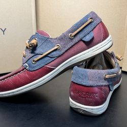 Sperry Songfish Wool Wine 8M