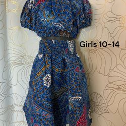 Lil Girls African 2 Pc Set 