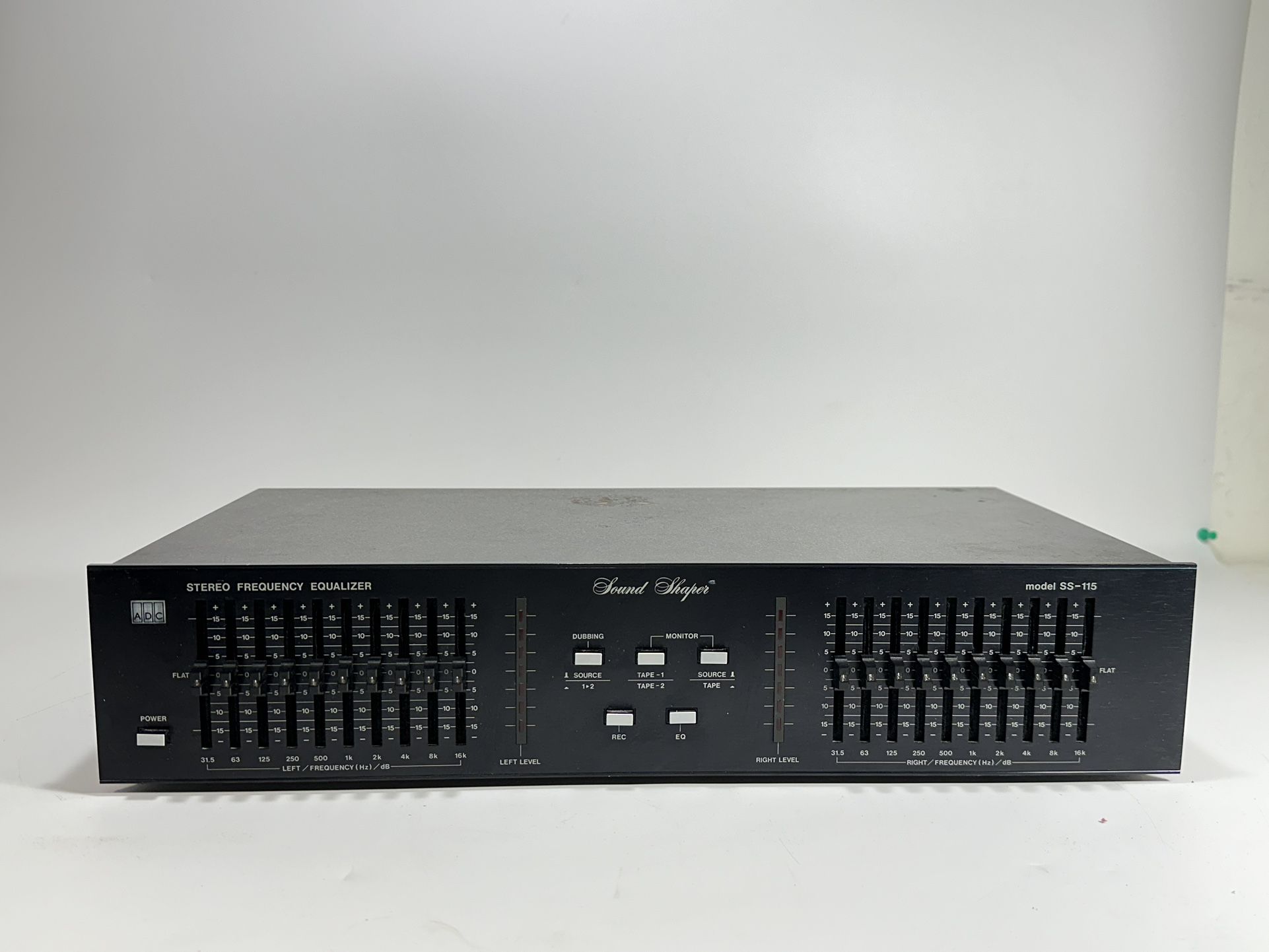 ADC Sound Shaper SS-115 ~ 10 Band Stereo Frequency Graphic Equalizer ~ WORKS