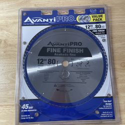 Avanti Pro 12 in. x 80-Tooth Fine Finish Circular Saw Blade (1 BLADEONLY)