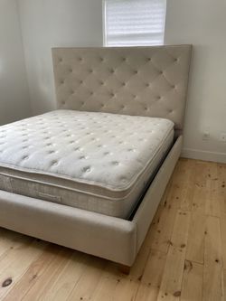 mitchell gold bob williams King Bed With Mattress 