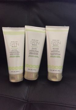 Mary kay satin body revitalizing shea scrub,shea wash and shea lotion