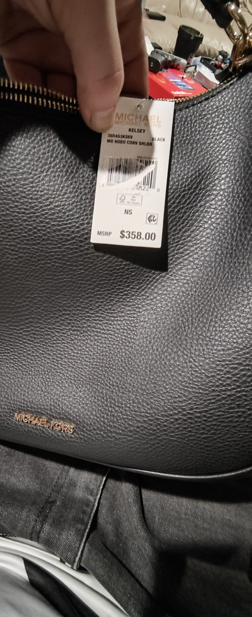 Michael Kors Large Top Zip Hobo Shoulder 