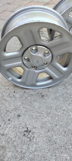 Set De Rines De Metal.   17" Para Jeep Cherokee  O Laredo  O Jeep Liberty. En Perfectas Condiciones   Pickup Only  Baratos Para K Se Ballan Rapido 