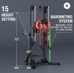 Standing multi flight lateral/ flys machine