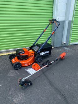 Brand new Echo push mower w weedeater combo