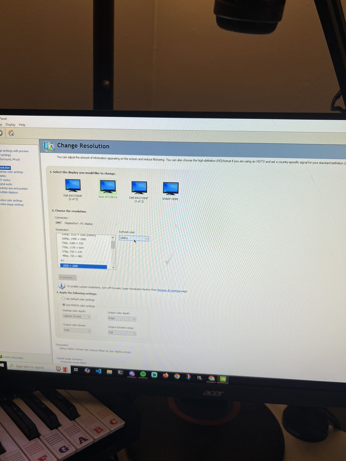 Acer 27” Monitor