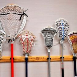 LaxRax 6 Nations Lacrosse Stick Holder for 6 Sticks 