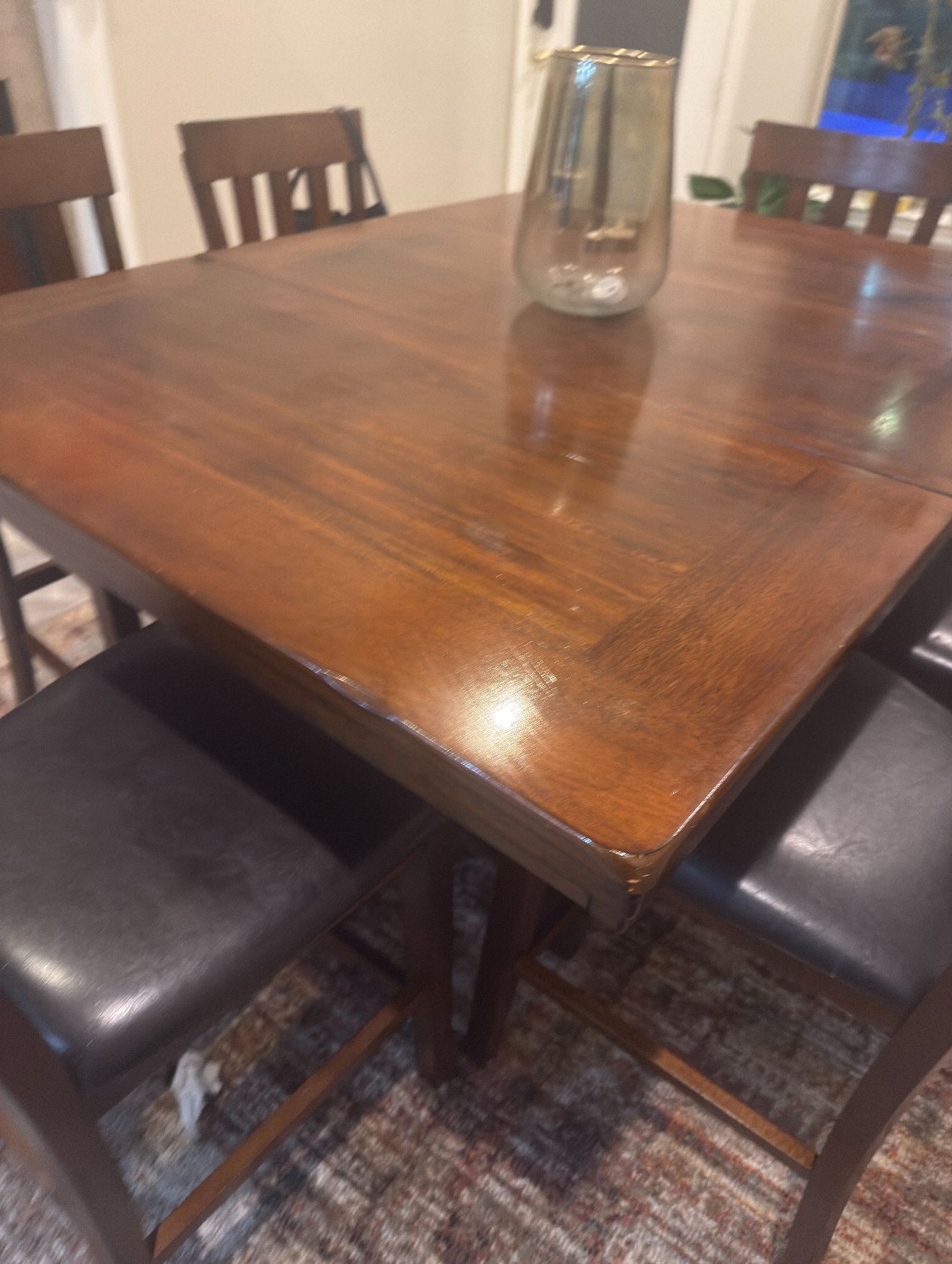 Breakfast Table With 6 Chairs (Negotiable)