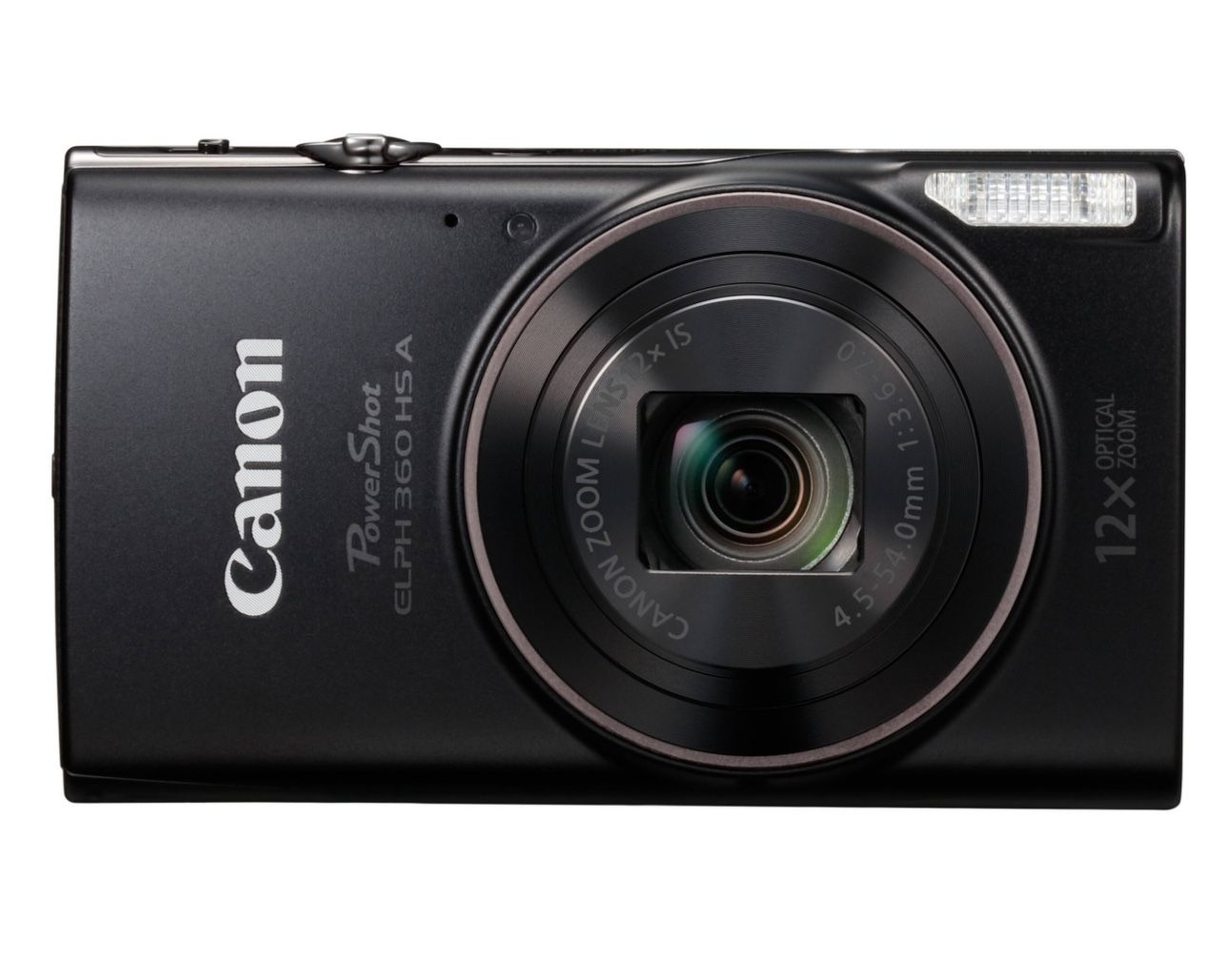 Brand New! Canon PowerShot ELPH 360 HS A Digital Camera (Black)