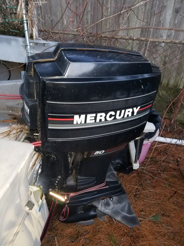 Mercury 50hp outboard motor runs mint for Sale in Medford, NY OfferUp