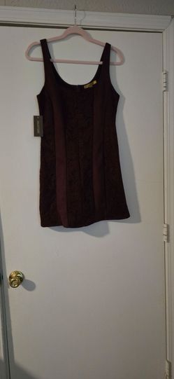 Shyanne Burgundy Sleeveless dresses