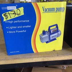 VIVOHOME 110-Volt 1/2 HP 5 CFM Dual Stage Rotary Vane HVAC Air Vacuum Pump with Oil Bottle