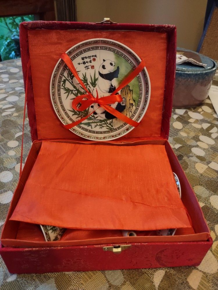 Vintage Panda Mini Tea Set