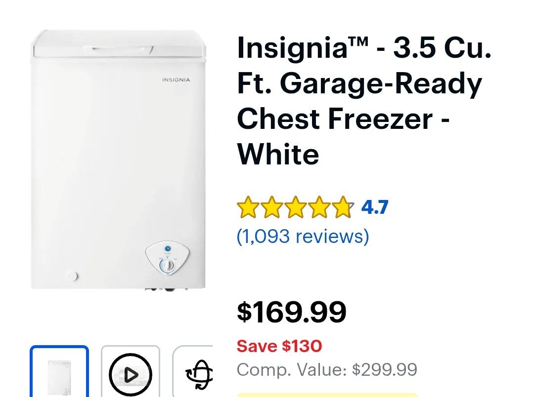 Insignia Freezer