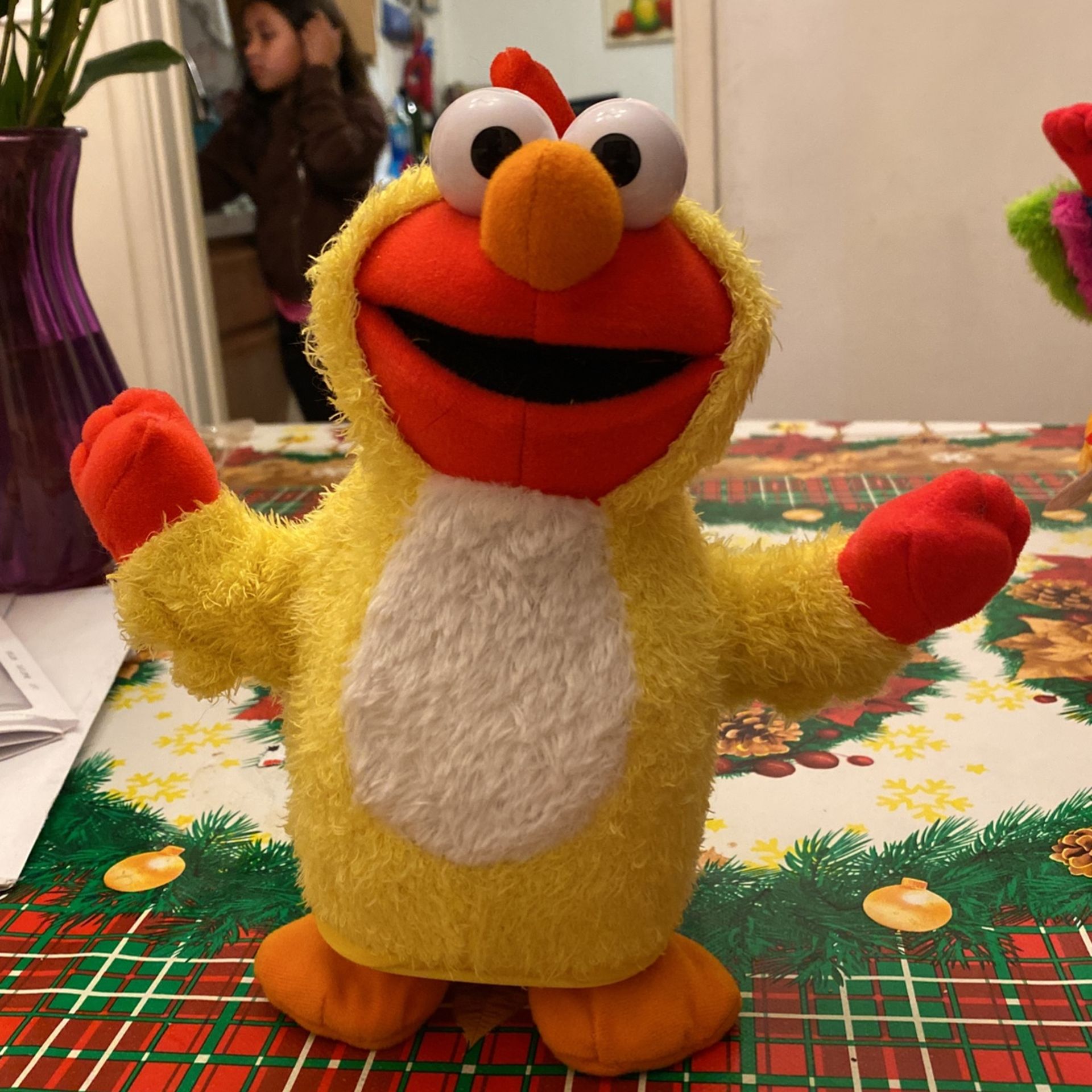 2003 Fisher Price Sesame Street Talking & Dancing Chicken Dancer Elmo Brand Battery Operated,All Products : American Fashion Style Bags On Sale