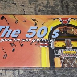 The 50's - A Game for Your Generation - Monopoly Game Brand New & Factory Sealed