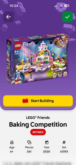 LEGO Friends Baking Competition (41393) - Retired