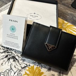 Authentic PRADA Compact Wallet 